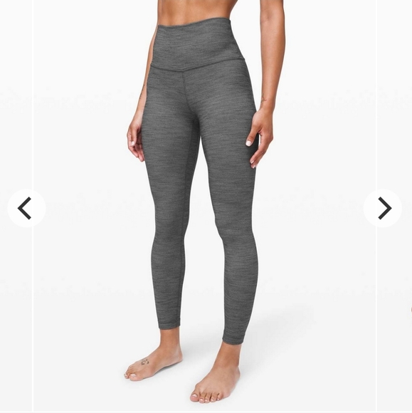 lululemon athletica Pants - Lululemon Align Pant II 7/8 25" - Mini Heathered Herringbone Black - Size 0